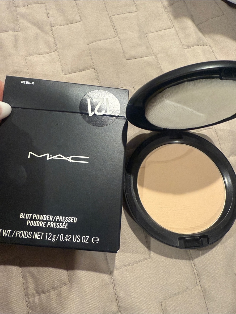 MAC Cosmetics Pressed Setting Powder - Medium Beige Compact